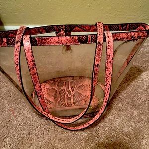 MK clear handbag.   Gently used.  Light and cute